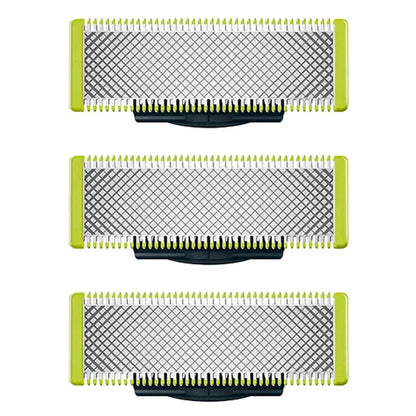 Shaver Replacement Blades ＆ Nose Hair Trimmer Replacement Heads for Philips OneBlade One Blade Pro Hybrid Electric Shaver