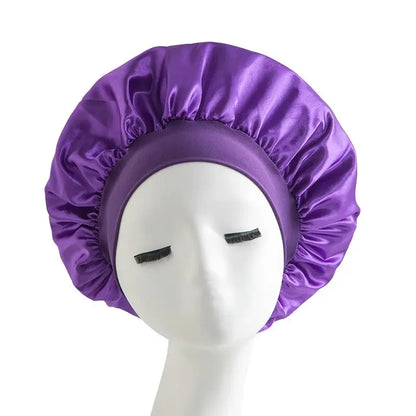 Gorro de ducha para peluquería, gorro para el cuidado del cabello, gorro de ducha mensual de alta elasticidad, gorro de dormir de satén para lactancia femenina 