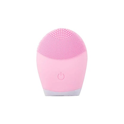 Silicone Cleansing Brush Electric Facial Cleansing Equipment Skin Cleanser Sonic Vibration Cleansing Tools Facial Massager Leedoar