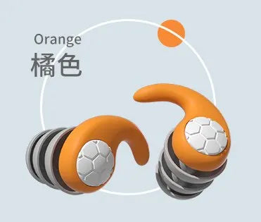 Silicone Noise Cancelling Earplugs Noise Filter Sleep Swimming Waterproof Three Layer Mute Earplugs Leedoar