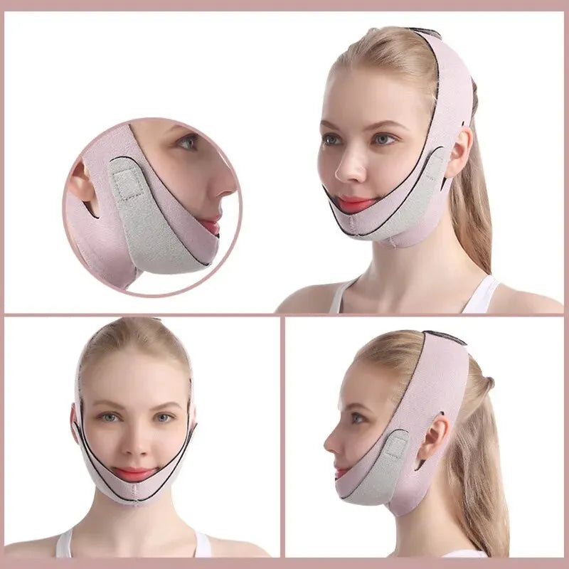 Slimming Face Belt Lifting Double Chin Face Mask Tight But Not Strangling Suitable For All Kinds Of Face Shape Slimming Tool Leedoar