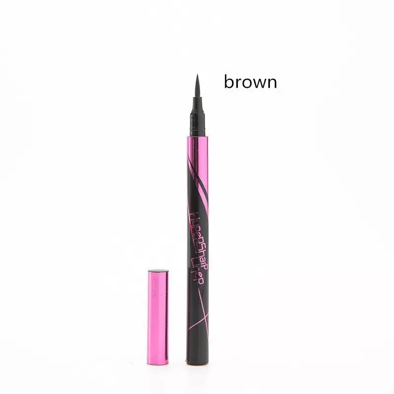 Small Gold Pen Quick Drying Eyeliner Pen Waterproof and Non Smudging Eyeliner Fountain Pen Eyeliner Liquid Pen Makeup Leedoar