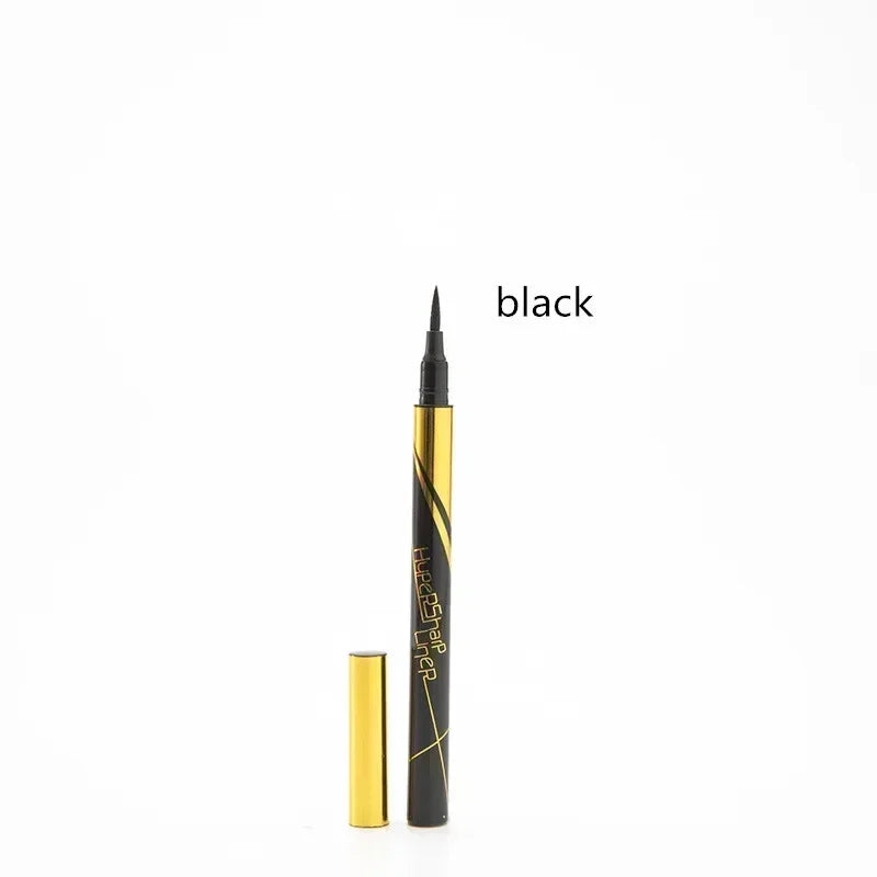 Small Gold Pen Quick Drying Eyeliner Pen Waterproof and Non Smudging Eyeliner Fountain Pen Eyeliner Liquid Pen Makeup Leedoar