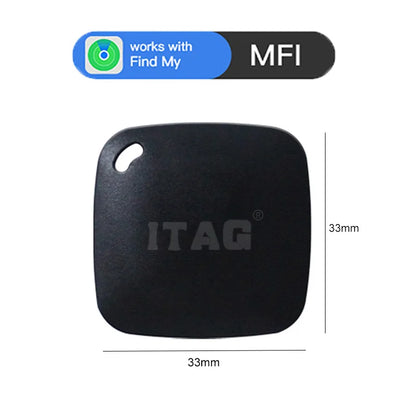 Smart Bluetooth GPS Tracker Works with Find My APP Anti Lose Reminder Device for Iphone Replacement Locator MFI Rated Leedoar