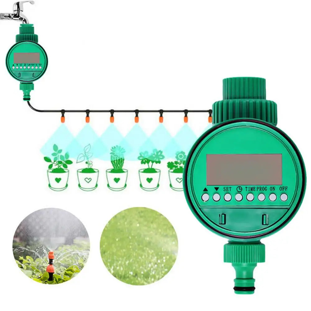 Smart Timer Ball Valve Automatic Electronic Garden Watering Timer Watering Control Device Horticultural Irrigation Accessories Leedoar