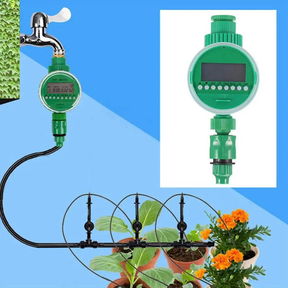 Smart Timer Ball Valve Automatic Electronic Garden Watering Timer Watering Control Device Horticultural Irrigation Accessories Leedoar