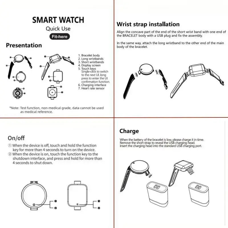 Reloj inteligente con contador de pasos real, multifunción, conectado a pasos, para hombres y mujeres, apto para iOS y Android 