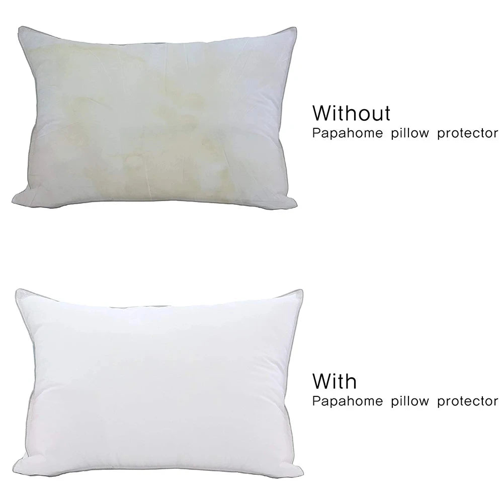 Smooth Waterproof Pillow Protector 1PC 50x70cm Pillow Cover [Bed Bug Lock] Leedoar