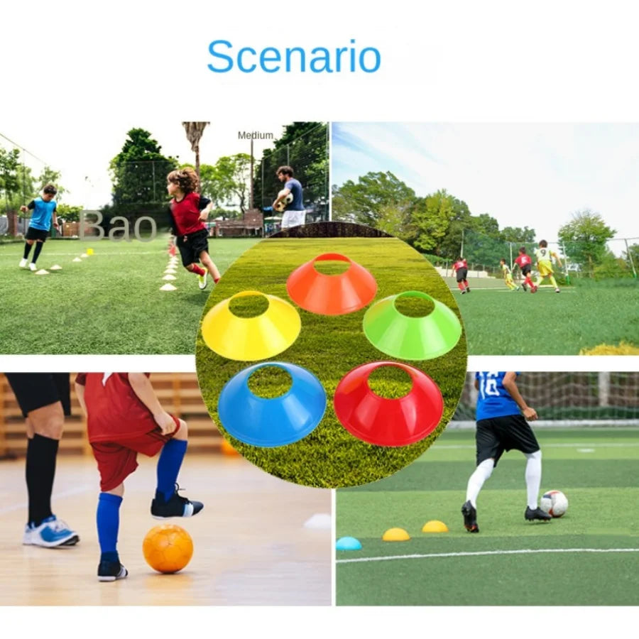 Plato para señal de entrenamiento de fútbol, ​​resistente a la presión, conos, marcadores, discos, cubo, accesorio deportivo para entrenamiento de fútbol y baloncesto al aire libre