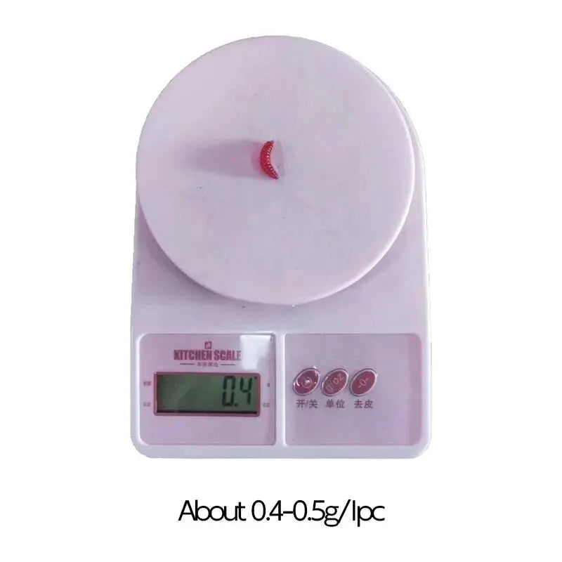 Soft Bait Bread Worm 50 PCS Colorful Bionic Soft Worm Lure Soft Bait Fake Worm Maggot Luminous with Fishy Smell and Musky Smell Leedoar