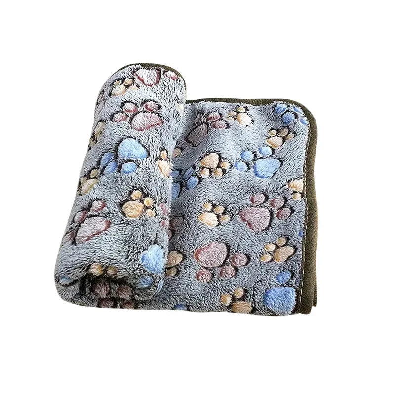 Soft Fluffy Quality Pet Blanket Cute Cartoon Pet Mat Warm and Comfortable Blanket for Cats and Dogs Leedoar