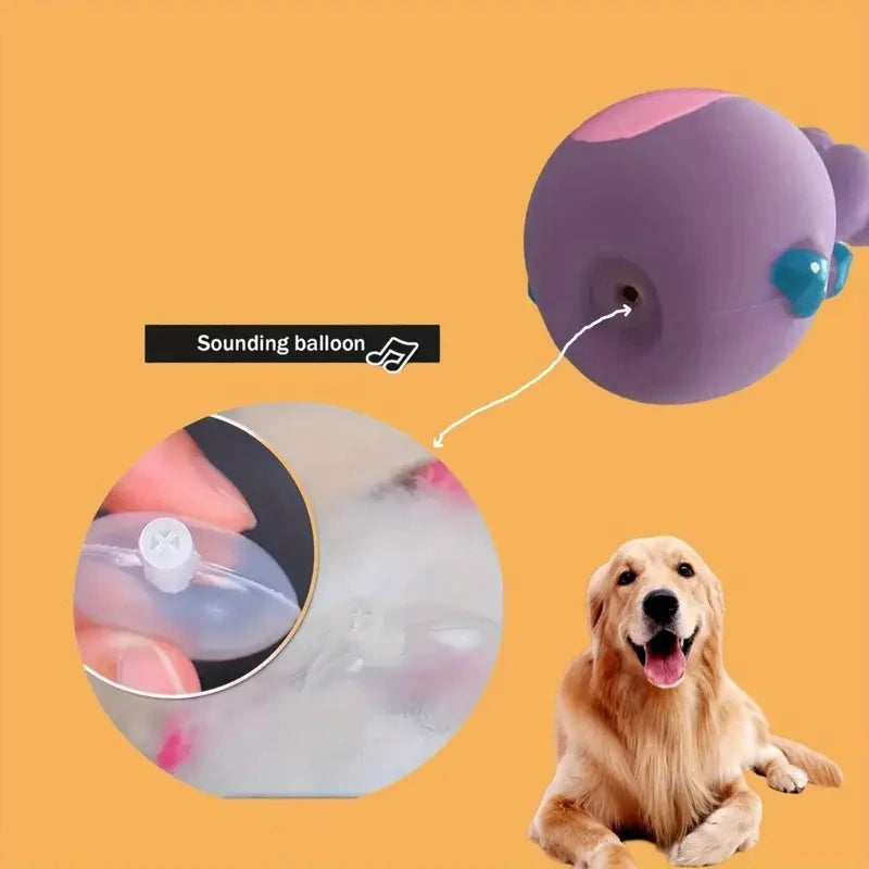 Soft Rubber Chewy Toys Four Styles Squeaky Interactive Throwing Games Cute And Fun Suitable For Small And Medium Sized Dogs Leedoar