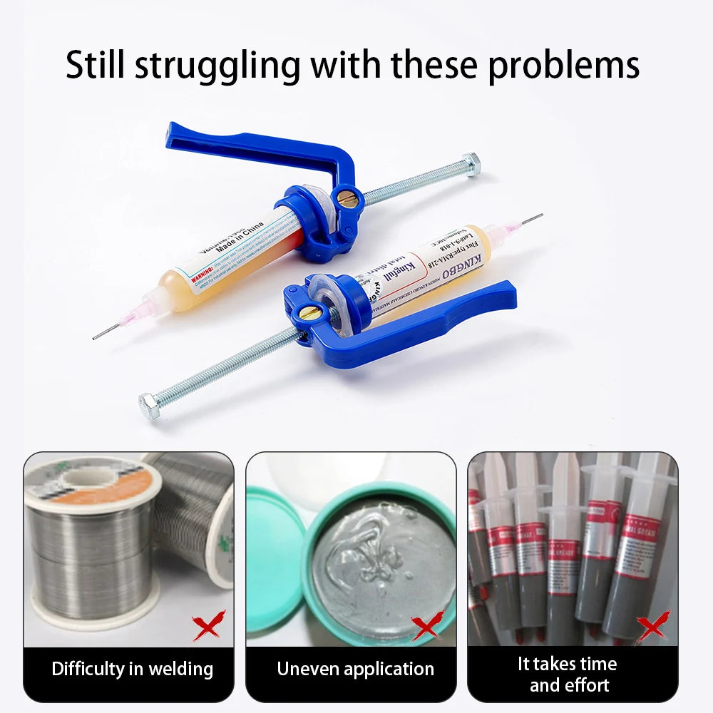 Solder Paste Extruder Welding Green Oil Booster Propulsion Tool Uv Glue Rod Boosters Circuit Board Soldering Accessories Tools Leedoar