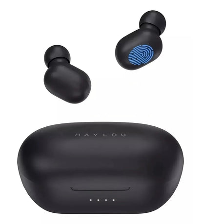 Auriculares inalámbricos deportivos Haylou Gt1 Pro con Bluetooth y tacto color negro