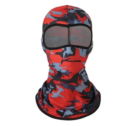 Sports Ice Silk Sunscreen Mask Windproof Dustproof Masked Hood Riding Headcovers Sports Bandana Breathable Riding Masks Leedoar