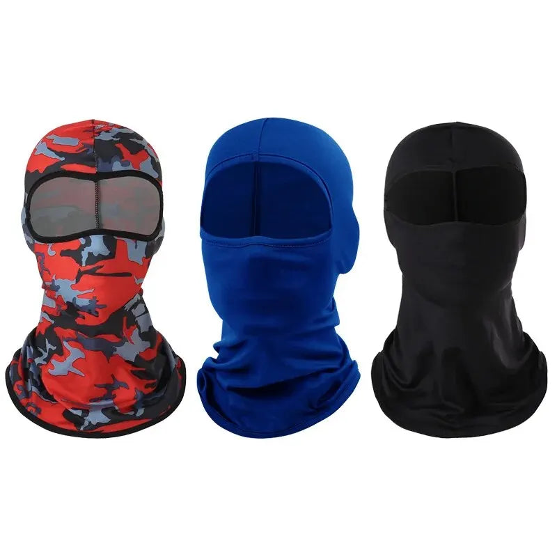 Sports Ice Silk Sunscreen Mask Windproof Dustproof Masked Hood Riding Headcovers Sports Bandana Breathable Riding Masks Leedoar