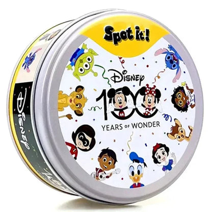 Spot it Years Of Wonder Dobble Card Game 30/55PCS HP Animals Board Game Players Party Game 2-8 player game HP Metal Box Card Leedoar