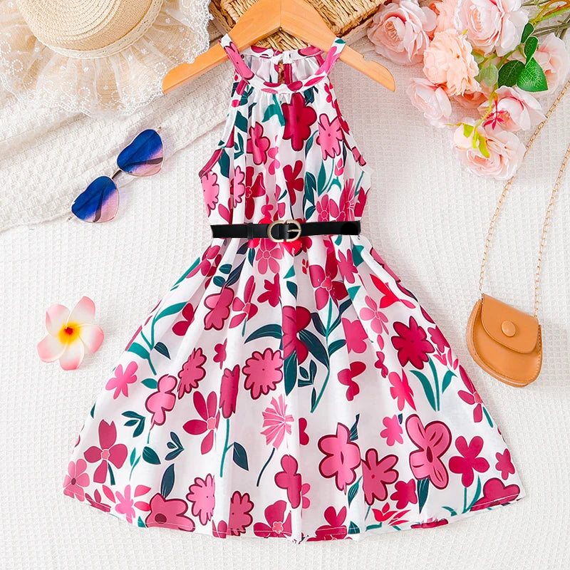 Spring/Summer Leisure Cute Girl's Dress Leedoar