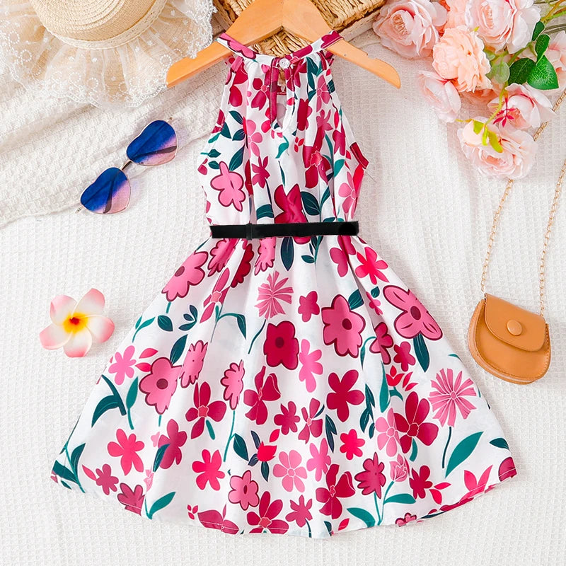 Spring/Summer Leisure Cute Girl's Dress Leedoar