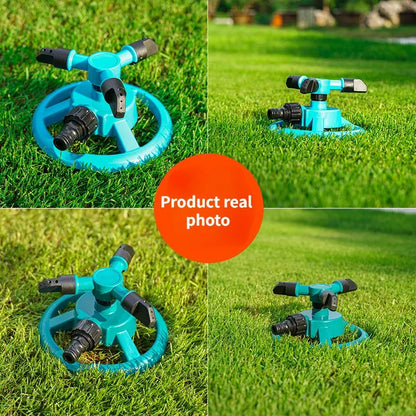 Sprinkler Nozzle 360 Degree Automatic Rotating Water Spray Garden Lawn Automatic Sprinkler Garden Watering Irrigation Supplies Leedoar