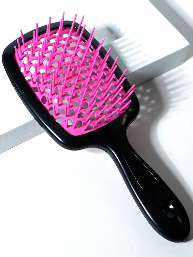 Square Hollow Massage Comb Massage Meridians Scalp Hair Styling Adjuster Quick Blow Dry Household Hair Tool Leedoar