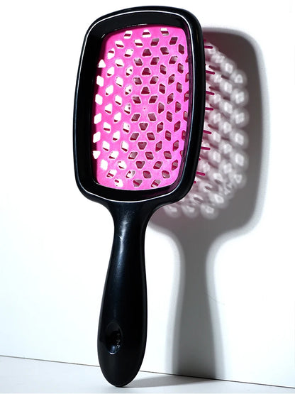 Square Hollow Massage Comb Massage Meridians Scalp Hair Styling Adjuster Quick Blow Dry Household Hair Tool Leedoar