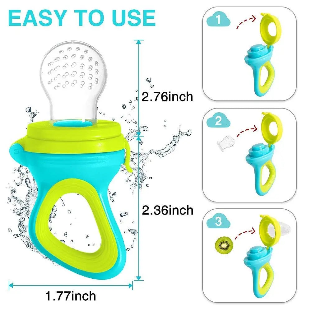 Squeezing Feeding Bottle Cup Silicone Newborn Baby Pacifier Training Rice Spoon Food Supplement Feeder Infant Cereal Tableware Leedoar