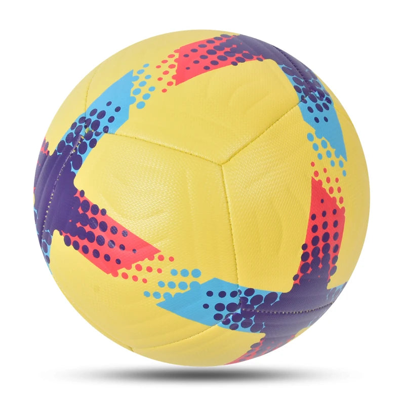 Balones de fútbol de tamaño estándar 5 para entrenamiento en grupo, de PU, de alta calidad, para exteriores, para hombres y mujeres