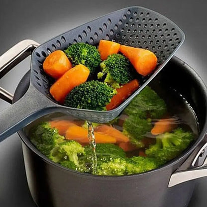 Strainer Spoon Large Funnel Fried Food Strainer Vegetable Food Water Filter Portable Home Kitchen Cooking Tools Leedoar