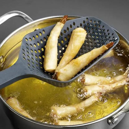 Strainer Spoon Large Funnel Fried Food Strainer Vegetable Food Water Filter Portable Home Kitchen Cooking Tools Leedoar