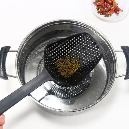Strainer Spoon Large Funnel Fried Food Strainer Vegetable Food Water Filter Portable Home Kitchen Cooking Tools Leedoar