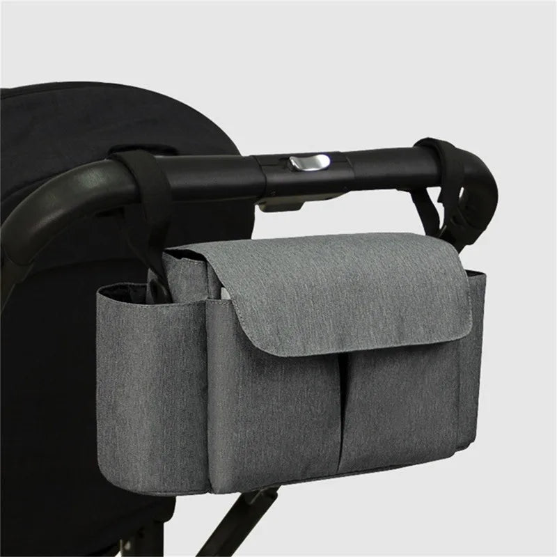 Stroller Organizer Bags Large Capacity Travel Hanging Bag Bottle Holder Pram Diaper Bags Baby Stroller Accessories Leedoar