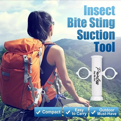 Suction Tool, Poison Remover - Bug Bites And Bee/Wasp Stings, Natural Insect Bite Relief, Chemical Free Single Leedoar