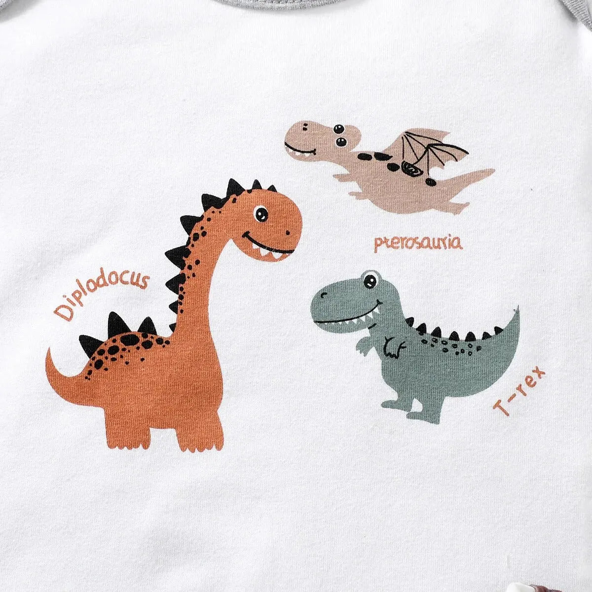 Summer 0-1 Year Olds Cool Boy Outfits Dinosaur Short Sleeve Tops Pants 2pcs Summer Tracksuit Fashion Clothing Leedoar