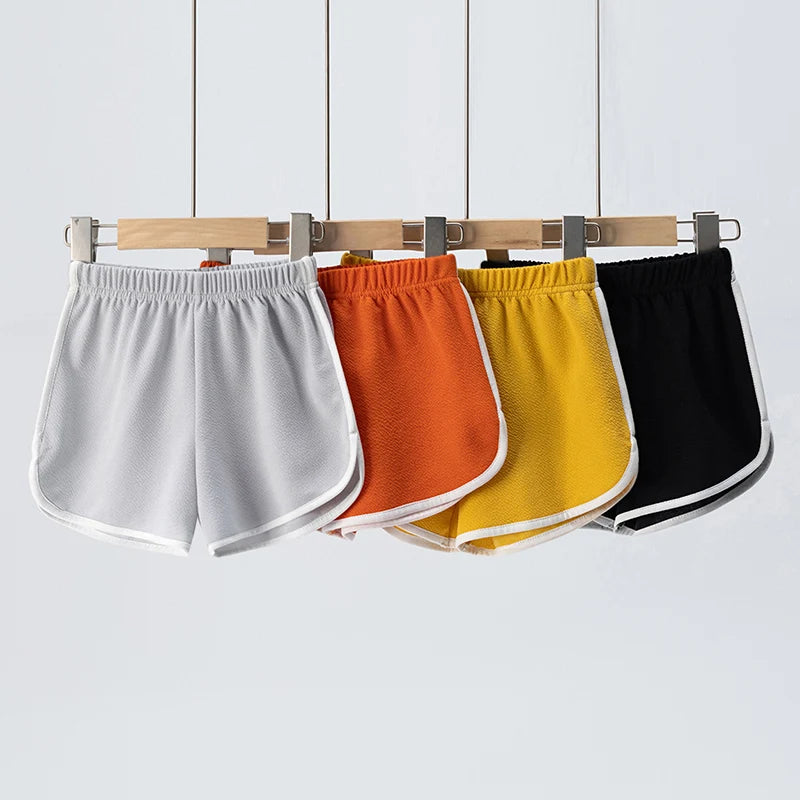 Summer Boys and Girls Shorts Comfortable and Casual CHILDREN'S Solid Color Hot Pants. Leedoar