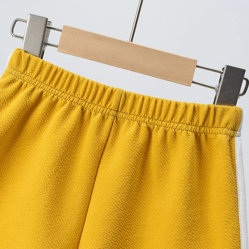 Summer Boys and Girls Shorts Comfortable and Casual CHILDREN'S Solid Color Hot Pants. Leedoar
