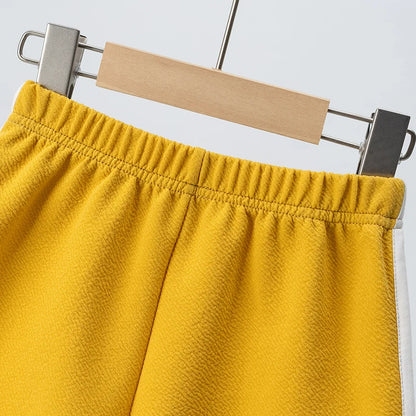 Summer Boys and Girls Shorts Comfortable and Casual CHILDREN'S Solid Color Hot Pants. Leedoar