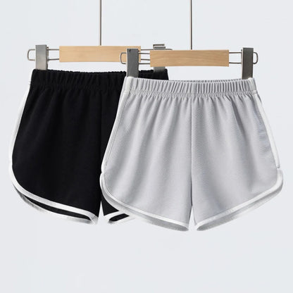 Summer Boys and Girls Shorts Comfortable and Casual CHILDREN'S Solid Color Hot Pants. Leedoar