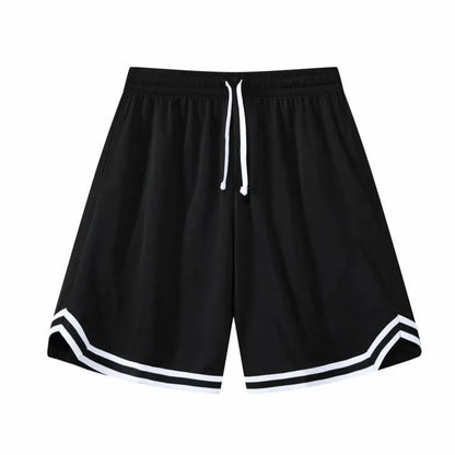 Summer Sports Shorts Men's Casual Five-point Pants Trend Loose Basketball Outer Wear Big Pants Pants Mesh Thin Section Leedoar