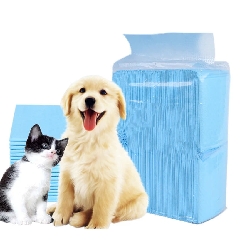 Super Absorbent Pet Diaper Dog Training Pee Pads Disposable Thickened Nappy Pads For Cats Dog Diapers Cage Mat Pet Supplies Leedoar