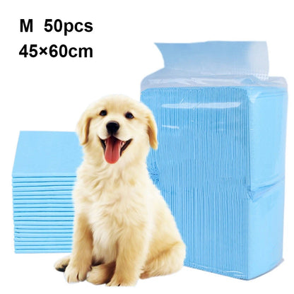 Super Absorbent Pet Diaper Dog Training Pee Pads Disposable Thickened Nappy Pads For Cats Dog Diapers Cage Mat Pet Supplies Leedoar