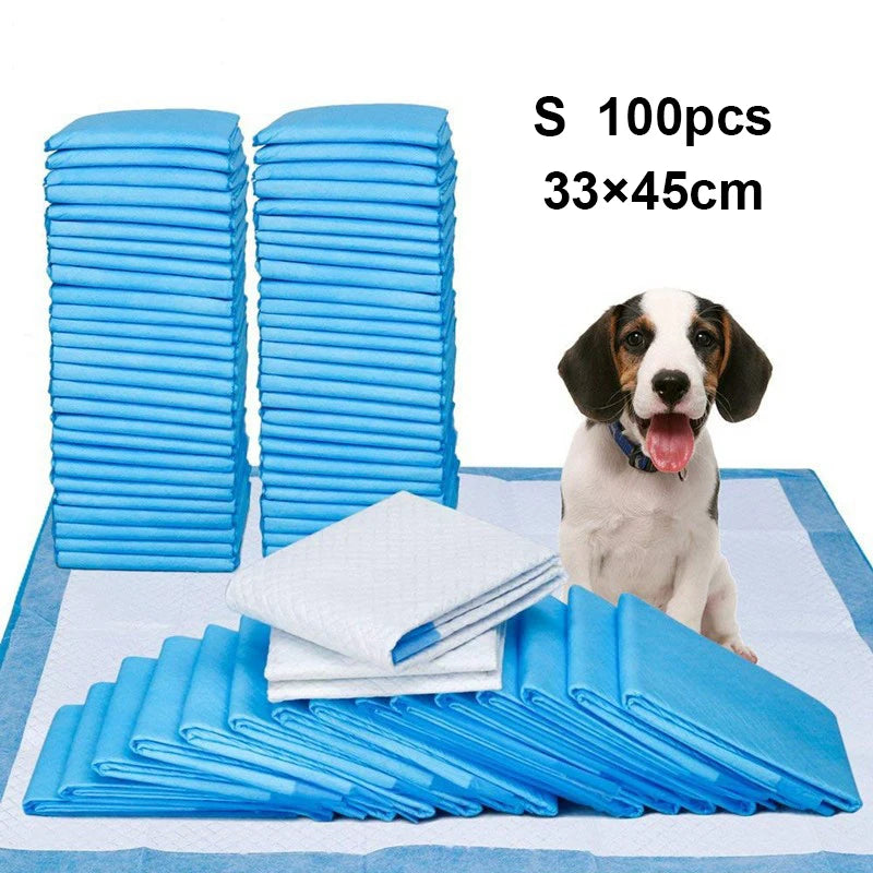 Super Absorbent Pet Diaper Dog Training Pee Pads Disposable Thickened Nappy Pads For Cats Dog Diapers Cage Mat Pet Supplies Leedoar