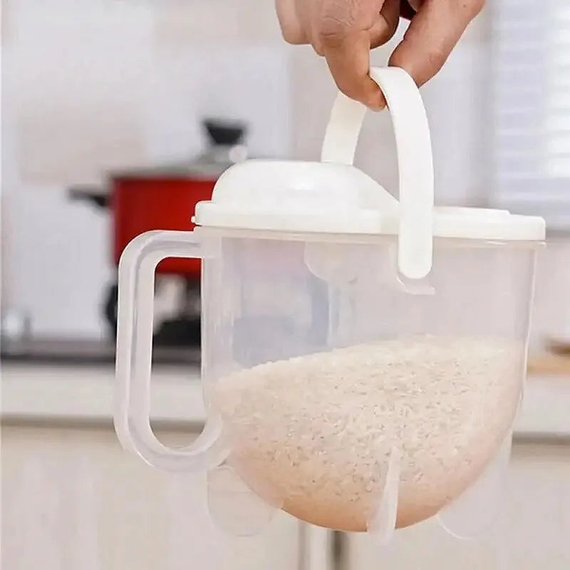 Super Practical Creative Fashion Quick Wash The Washing Rice Device Rice Of Multifunctional Washer Rice Washing Kitchen Tools Leedoar