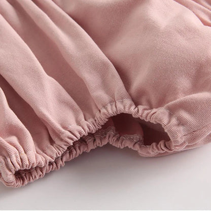 Sweet Candy Color Baby Bloomers Summer Cozy Cotton Infant Baby Shorts for Toddler Girls Clothing Children Short Pants 0-3 Years Leedoar