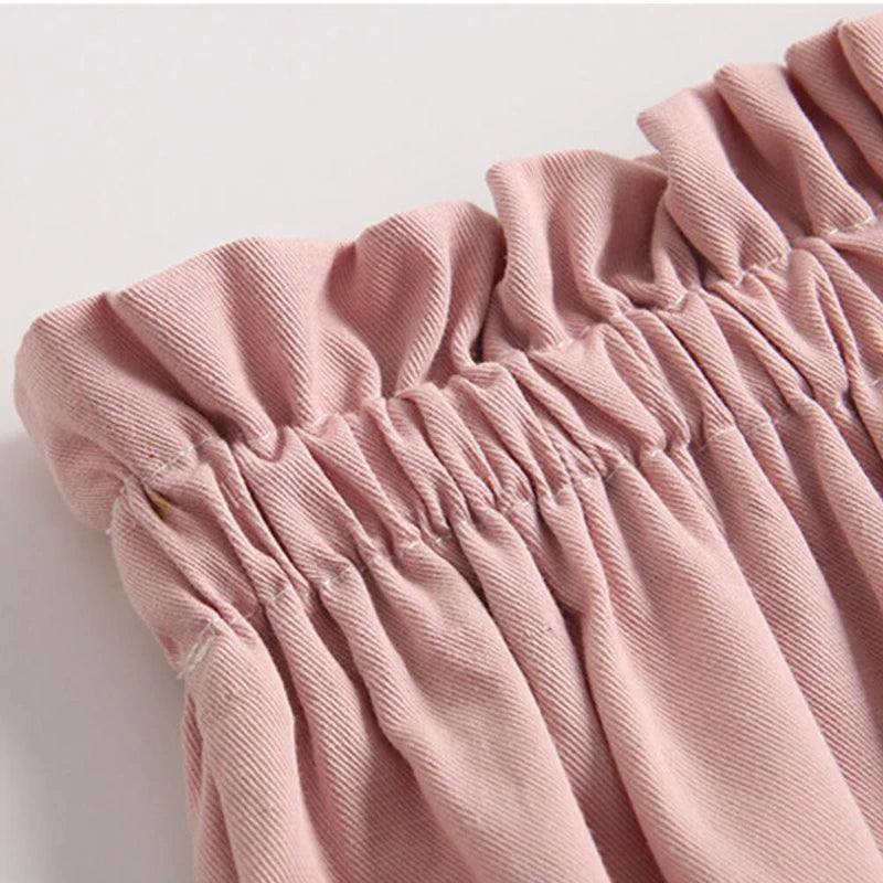 Sweet Candy Color Baby Bloomers Summer Cozy Cotton Infant Baby Shorts for Toddler Girls Clothing Children Short Pants 0-3 Years Leedoar