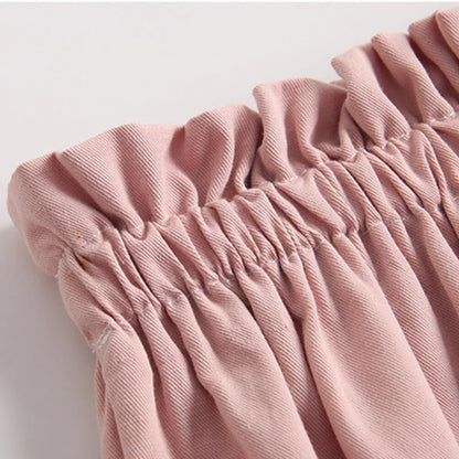 Sweet Candy Color Baby Bloomers Summer Cozy Cotton Infant Baby Shorts for Toddler Girls Clothing Children Short Pants 0-3 Years Leedoar