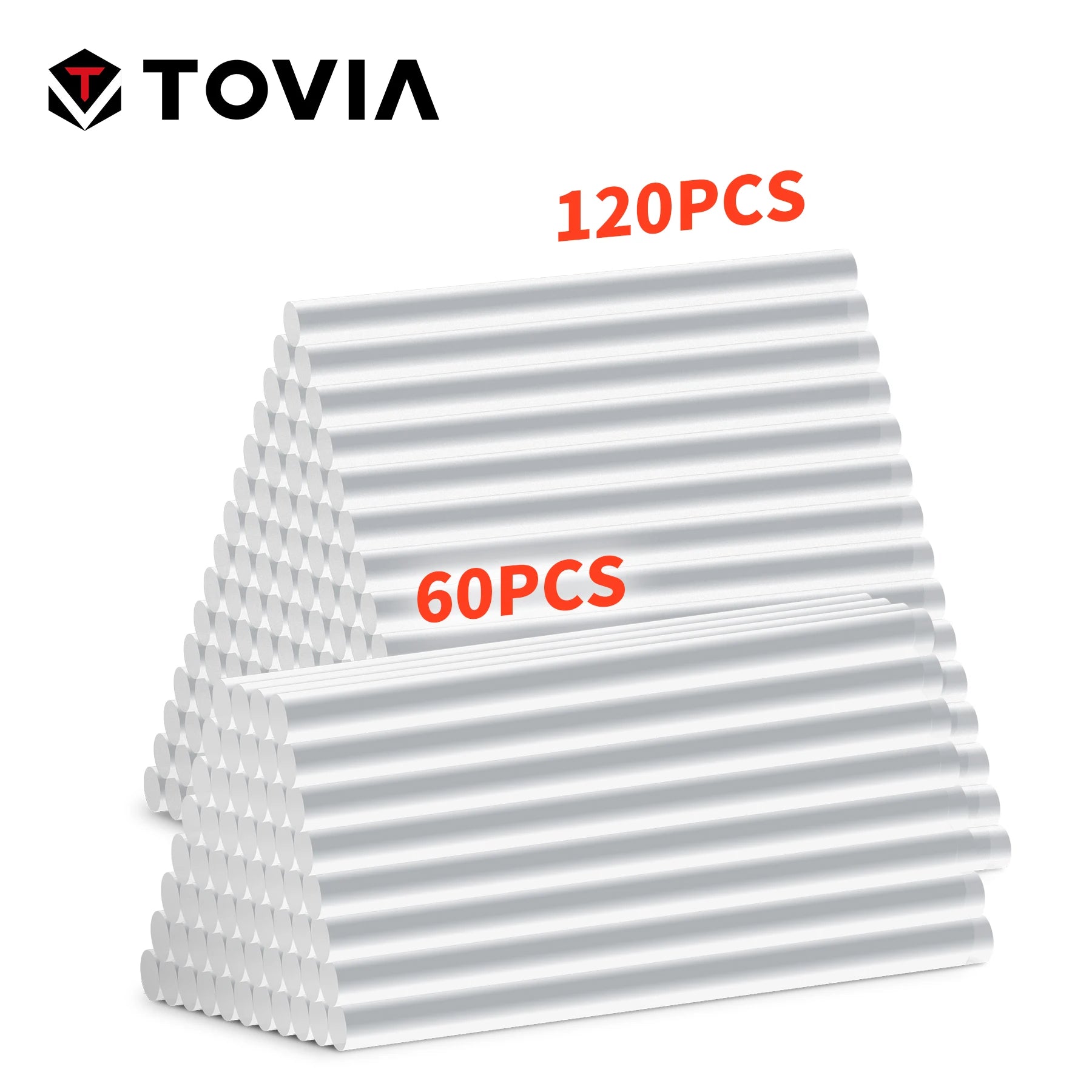 T TOVIA 7mm*100mm translucent hot melt glue stick EVA material suitable for DIY, gluing photo albums/wood, etc. 60PCS/120PCS Leedoar