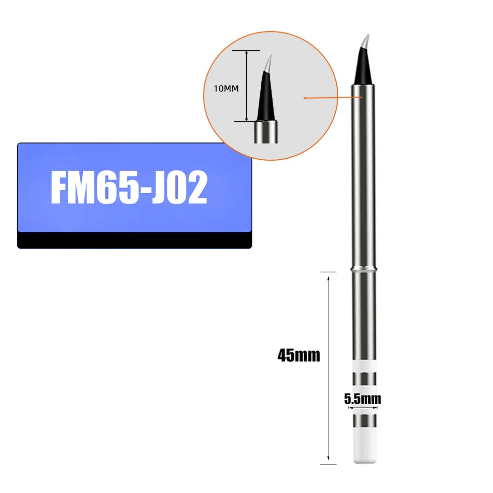 T65 FM65 Soldering Iron Tips for T65 HS-01 GD300 T85  Replacement Heater Solder Compatible with SH series  Not Applicable T12 Leedoar