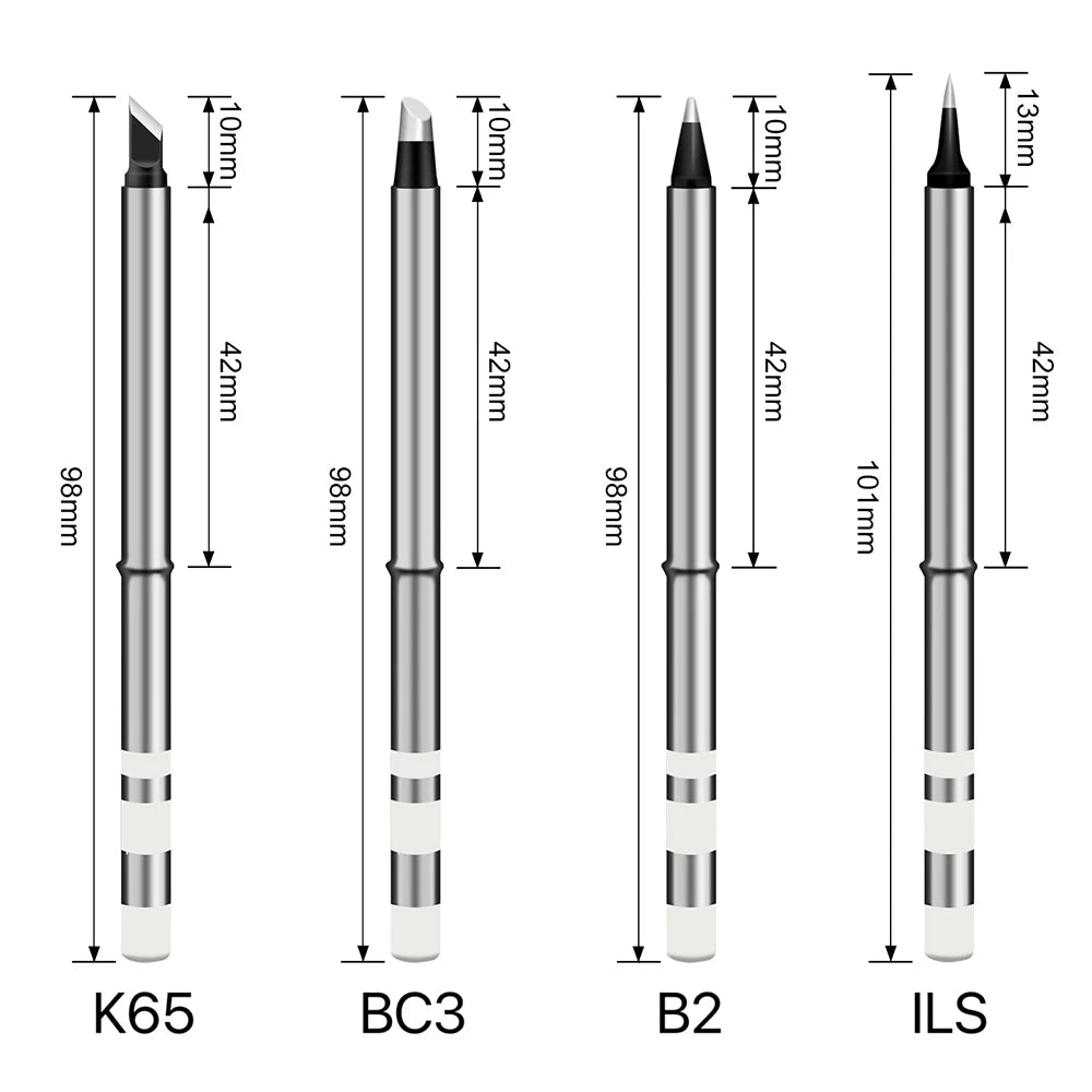 T65 FM65 Soldering Iron Tips for T65 HS-01 GD300 T85  Replacement Heater Solder Compatible with SH series  Not Applicable T12 Leedoar