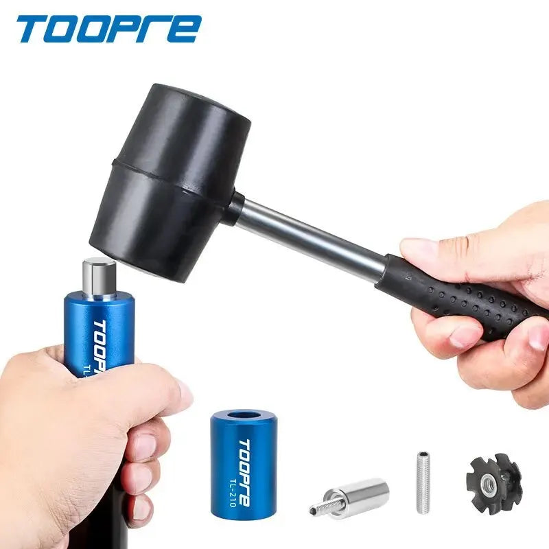TOOPRE Mountain Road Bicycle Sunflower Insertion Tool Front Fork Bowl Set Steel Flower Core Installation Sleeve Leedoar